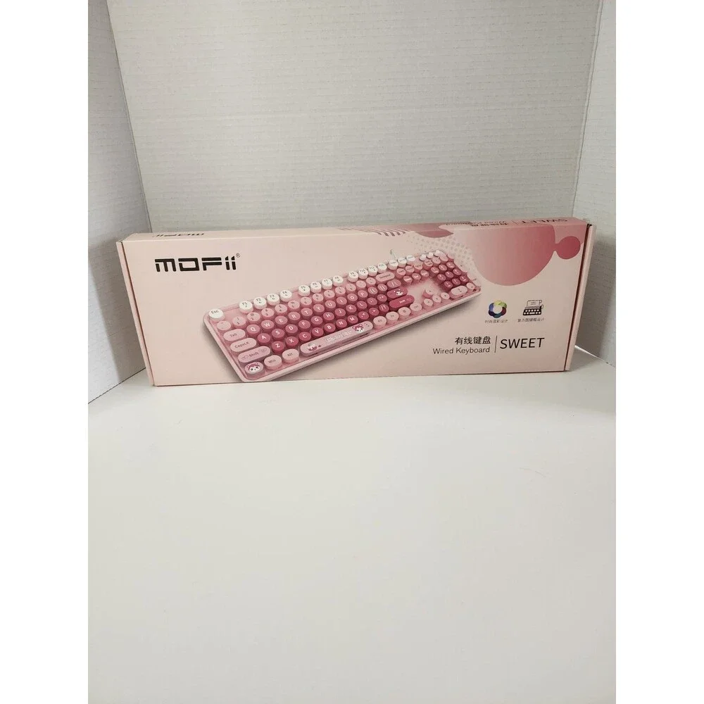 Mofii Wired Sweet Pink Keyboard